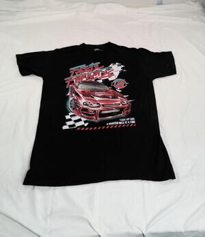 Fast & Furious Graphic T-Shirt Men's M Black Racing Car Movie Tee